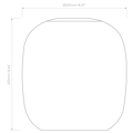 Curve 220 Pendant (4005486) in Matt Black - Technical Drawing Thumbnail