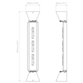 Wall Base 440 LED 0-10V (1367010) in Matt White - Technical Drawing Thumbnail