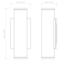 Ava 300 Coastal (1428029) in Brushed Stainless Steel - Technical Drawing Thumbnail