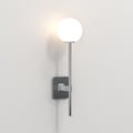 Tacoma Single Grande (1429012) in Polished Chrome with Tacoma Glass (5036001) in White (Opal) - Thumbnail