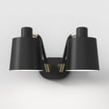 Edward Twin (1441008) in Matt Black / Matt Gold - Product Thumbnail 1