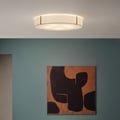 Elba Round 800 (5042005) in White Fabric - Insitu Thumbnail 1