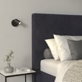 Ascoli Single Switched (Cord Set) (1286162) in Matt Black - Insitu Thumbnail 2
