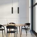 Hashira Pendant (1442019) in Matt Black - Insitu Thumbnail 1
