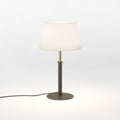 Club Table (1483005) in Bronze / Natural Brass with French Drum 330 Shade (2 Pack) (5047004) in White Fabric - Thumbnail