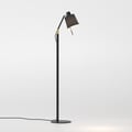 Edward Floor (1441018) in Matt Black / Matt Gold with Tapered Drum 155 (5013028) in Black Fabric - Thumbnail