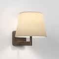 Beaumont Wall (1480032) in Bronze with French Drum 220 Shade (2 Pack) (5047001) in Putty Fabric - Thumbnail