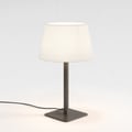Beaumont Table (1480022) in Bronze with French Drum 330 Shade (2 Pack) (5047004) in White Fabric - Thumbnail