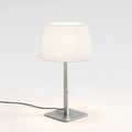 Beaumont Table (1480025) in Matt Nickel with French Drum 330 Shade (2 Pack) (5047004) in White Fabric - Thumbnail