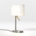 Venn Table Reader (1433042) in Matt Nickel with Stadium 220 (5043004) in White Fabric - Thumbnail