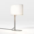 Venn Table (1433040) in Matt Nickel with Stadium 220 (5043004) in White Fabric - Thumbnail