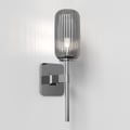 Tacoma Single (1429010) in Polished Chrome with Tacoma Reed Ribbed Glass (5036010) in Smoke - Thumbnail