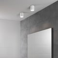 Kos Round 140 LED 3000K (1326086) in Textured White - Insitu Thumbnail 1