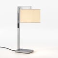 Ravello Table (1222022) in Polished Chrome with Ravello 250 (5016019) in Putty Fabric - Thumbnail