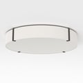 Ceiling Base 610 (1462008) in Matt White with Elba Round 800 (5042005) in White Fabric - Thumbnail