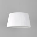 Tapered Round 400 Pleated Pendant (4005481) in Matt Black - Product Thumbnail 3