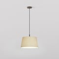 Tapered Round 400 Pleated Pendant (4005076) in Bronze - Product Thumbnail 1