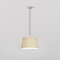 Tapered Round 400 Pleated Pendant (4005144) in Matt Nickel - Product Thumbnail 1