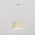 Tapered Round 400 Pleated Pendant (4005178) in Matt White - Product Thumbnail 1