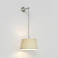 Tapered Round 400 Pleated Pendant (4005806) in Matt Nickel - Product Thumbnail 1