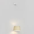 Tapered Round 400 Pleated Pendant (4005630) in Matt White - Product Thumbnail 1