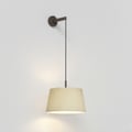 Tapered Round 400 Pleated Pendant (4005403) in Bronze - Product Thumbnail 1