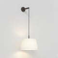 Tapered Round 400 Pleated Pendant (4005725) in Bronze - Product Thumbnail 1
