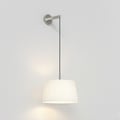 Tapered Round 400 Pleated Pendant (4005805) in Matt Nickel - Product Thumbnail 1