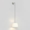 Tapered Round 400 Pleated Pendant (4005837) in Matt Nickel - Product Thumbnail 1