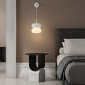 Duo 210 Pendant (4005577) in Matt White - Insitu Thumbnail 1