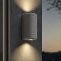 Brixham Wall Twin (1513003) in Grey Concrete - Insitu Thumbnail 2