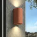 Brixham Wall Twin (1513013) in Terracotta Concrete - Insitu Thumbnail 3