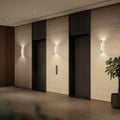 Wall Base 300 LED 0-10V (1367011) in Matt White - Insitu Thumbnail 1