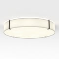 Elba Round 800 Shade (5042028) in White Fabric - Product Thumbnail 1