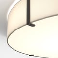 Elba Round 800 Shade (5042028) in White Fabric - Product Thumbnail 2