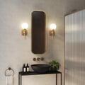 Tacoma Ribbed Glass Shade (5036004) in White (Opal) - Insitu Thumbnail 1