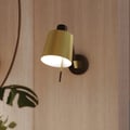 Tapered Drum 155 Shade (5013026) in Matt Gold - Insitu Thumbnail 2