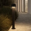 Nomad Bollard 700 (1484014) in Textured Black - Insitu Thumbnail 2