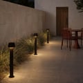 Nomad Bollard 700 (1484014) in Textured Black - Insitu Thumbnail 4