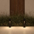 Mast Bollard 400 (1317024) in Textured Black - Insitu Thumbnail 2