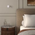Micro Recess Switched (Cord Set) (1407023) in Matt White - Insitu Thumbnail 1