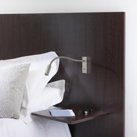 Leo Switched LED (1295010) in Matt Nickel - Insitu
