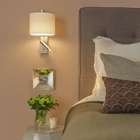 Ravello LED Reader (Cord Set) (1222069) in Polished Chrome - Insitu