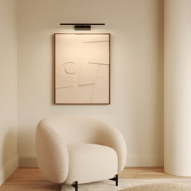Mondrian Wall 600 (1374044) in Matt Black - Insitu