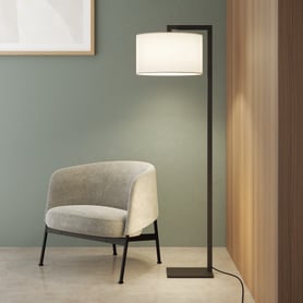 Ravello Floor (1222083) in Matt Black - Insitu
