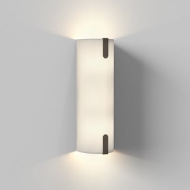 Elba 400 Wall (1469005) in White Fabric / Bronze