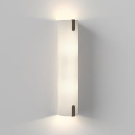 Elba 600 Wall (1469007) in White Fabric / Bronze