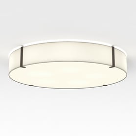 Elba Round 800 Shade (5042028) in White Fabric