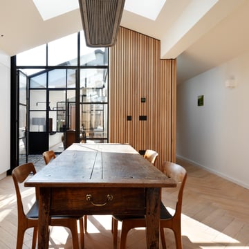 Astro Pienza plaster wall light - Kitchen of private residence, London