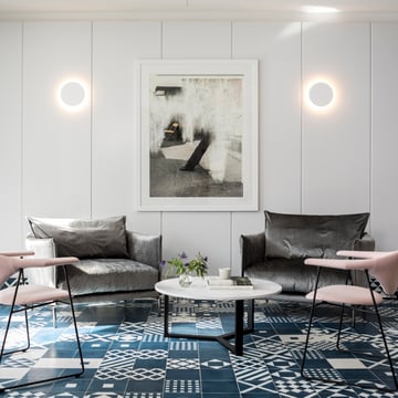 Astro Eclipse Round wall lights, in Plaster, Kimpton de Witt in Amsterdam